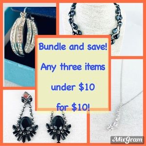 Bundle & save! Pick any 3 items under $10 pay $10!